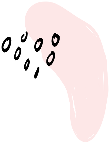 A scribble of small stones laid on a larger stone