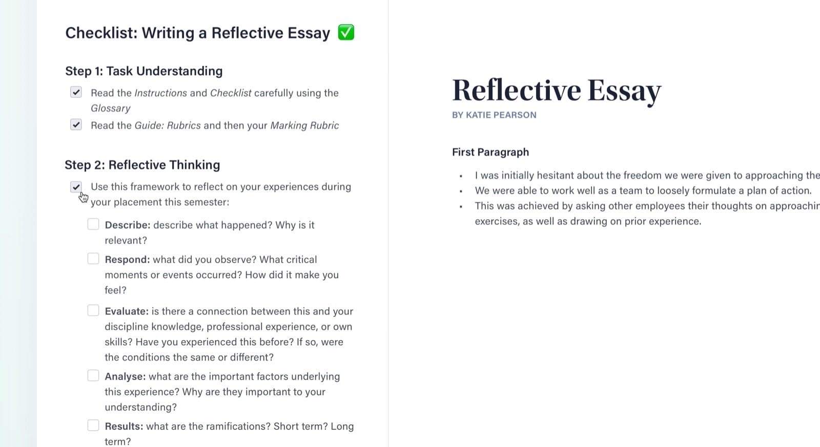 A screenshot of the Cadmus student environmnet. A student is typing a response to an short answer exam question.